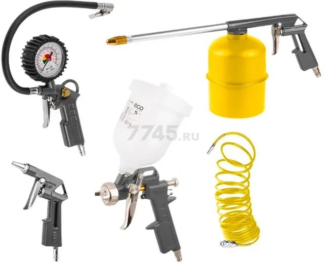 Набор пневмоинструмента ALTTENA K5000 (204100) - Фото 9