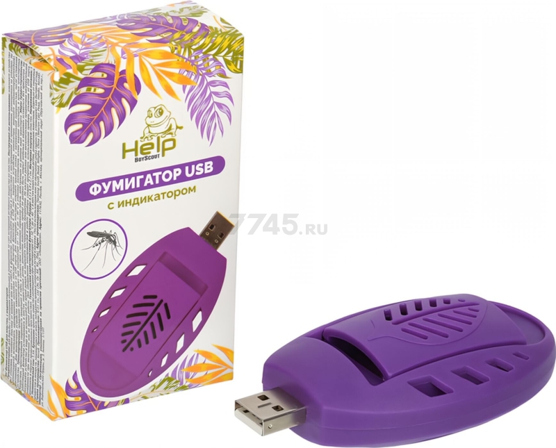 Электрофумигатор USB от комаров HELP (80554) - Фото 5