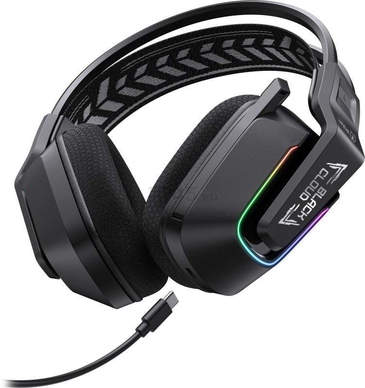 Наушники-гарнитура игровые беспроводные URZUS Black Cloud Wireless UR-5524123 - Фото 9