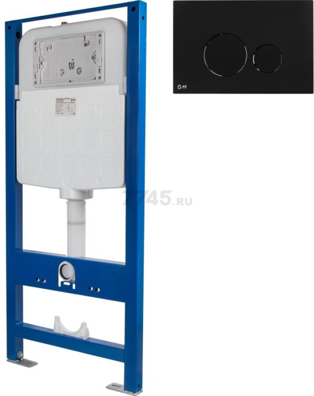 Инсталляция для унитаза 3 в 1 с кнопкой 303 AV ENGINEERING (AVW31-303)