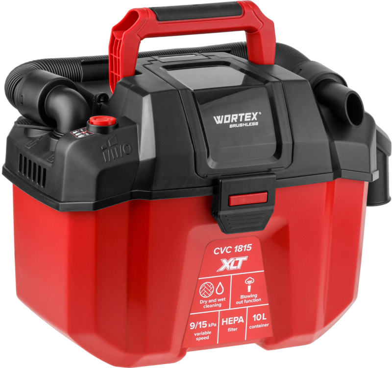 Пылесос строительный аккумуляторный WORTEX CVC 1815 ALL1 XLT SOLO (1334963) - Фото 8