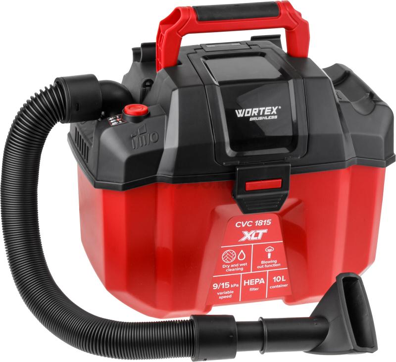 Пылесос строительный аккумуляторный WORTEX CVC 1815 ALL1 XLT SOLO (1334963) - Фото 10