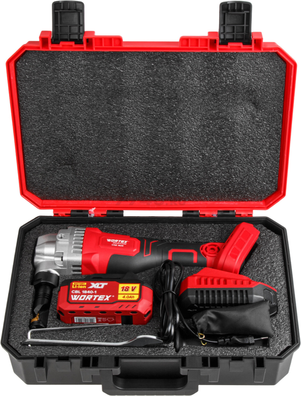 Ножницы высечные аккумуляторные WORTEX CNB 1825 XLT SET (1318929) - Фото 15