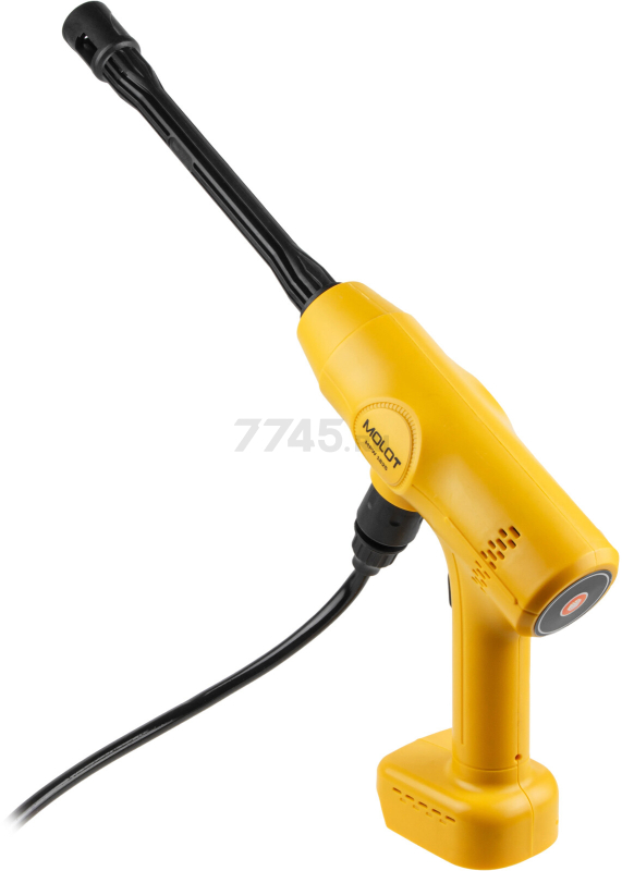 Мойка высокого давления (пистолет) аккумуляторная MOLOT MPW 1825 XLT Lite SET (2318011) - Фото 9