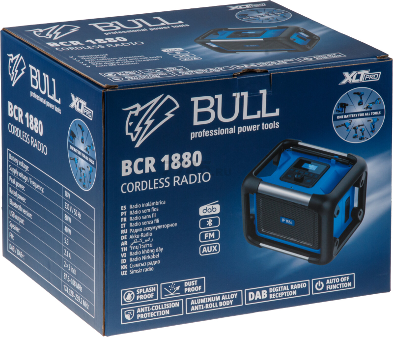 Радио аккумуляторное BULL BCR 1880 XLT SOLO (1325853) - Фото 12