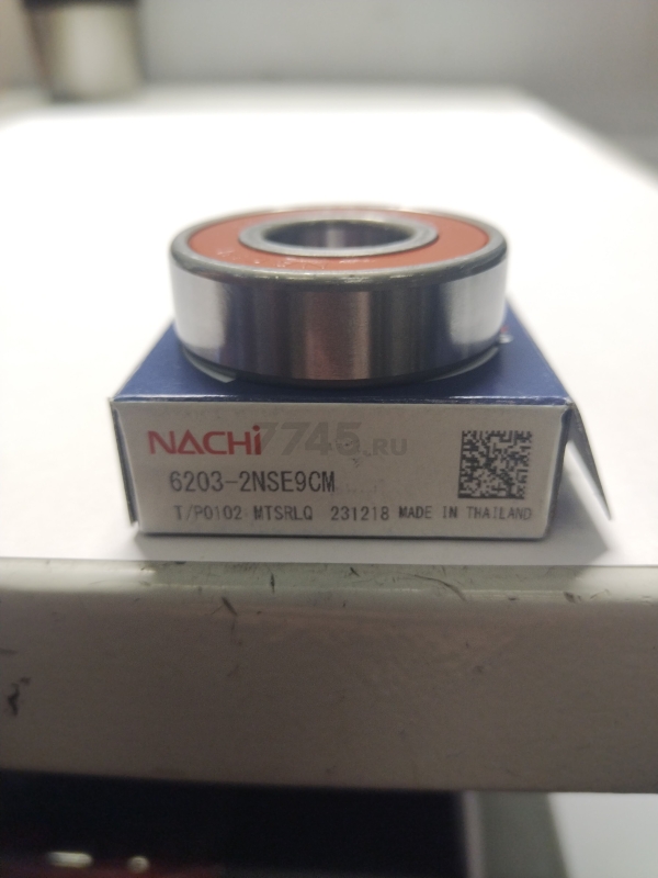 Подшипник шариковый NACHI 6203-2RS (180203) (00-00030001) - Фото 2