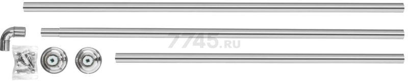 Карниз для ванной PERFECTO LINEA угловой 170х70 см (36-020105) - Фото 6