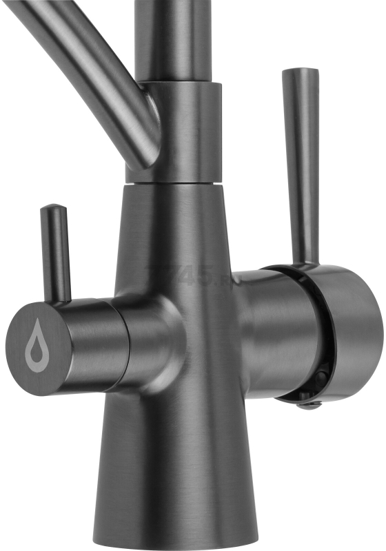 Смеситель для кухни AV ENGINEERING Lux D35 графит (AVLUX4-A49ST) - Фото 3