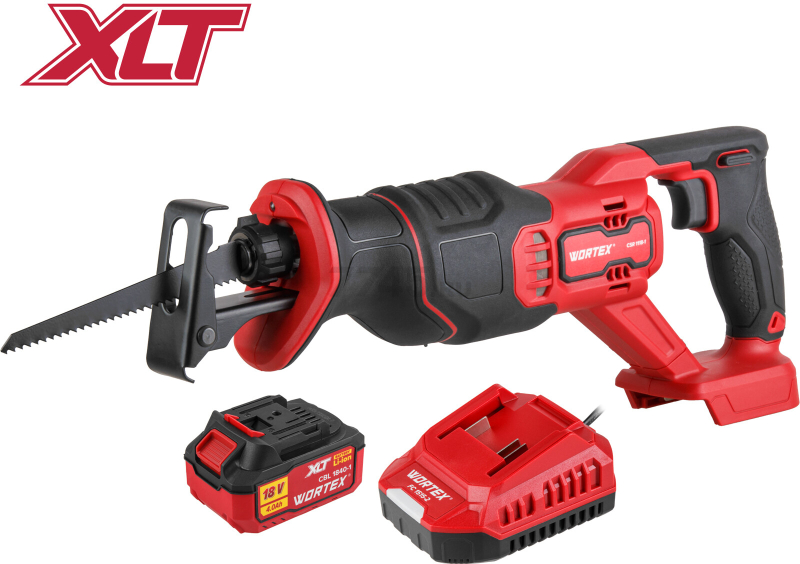 Пила сабельная аккумуляторная WORTEX WORTEX CSR 1118-1 ALL1 XLT SET (2335046) - Фото 2