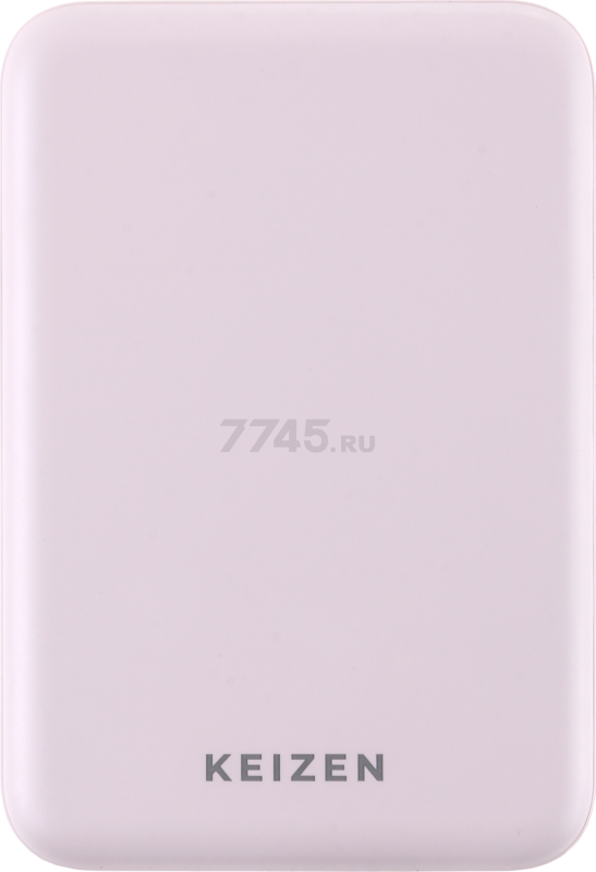 Power Bank KEIZEN 5000 mAh with MagSafe Pink (KZ-20130108) - Фото 6