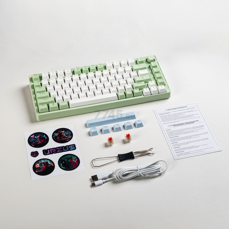 Клавиатура игровая механическая URZUS Trix R UR-5317120 - Фото 30