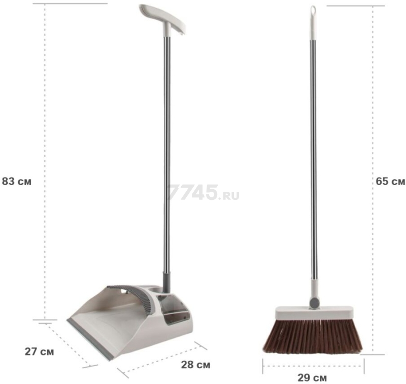 Набор для уборки PERFECTO LINEA Easy Grip (43-292783) - Фото 3