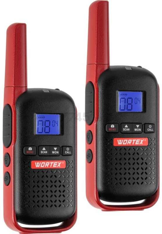 Рация портативная WORTEX WT 0805 SOLO (1323985)