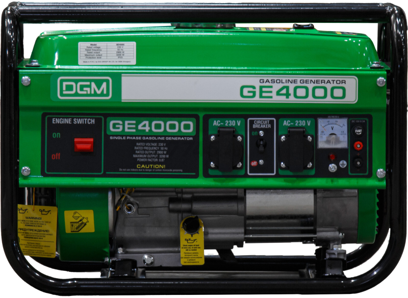 Генератор бензиновый DGM GE4000 (DG1810-2) - Фото 14