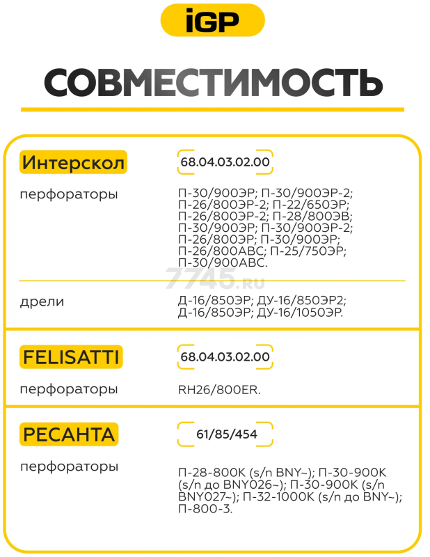 Щетки графитовые для перфоратора Bosch GBH2-22E IGP 2 штуки аналог 1617000525 (7140204) - Фото 5