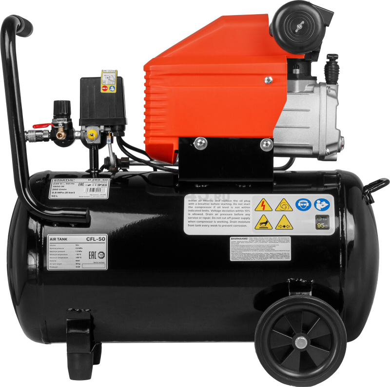 Компрессор STARTUL Master D 260-50 коаксиальный (SG1511) - Фото 10