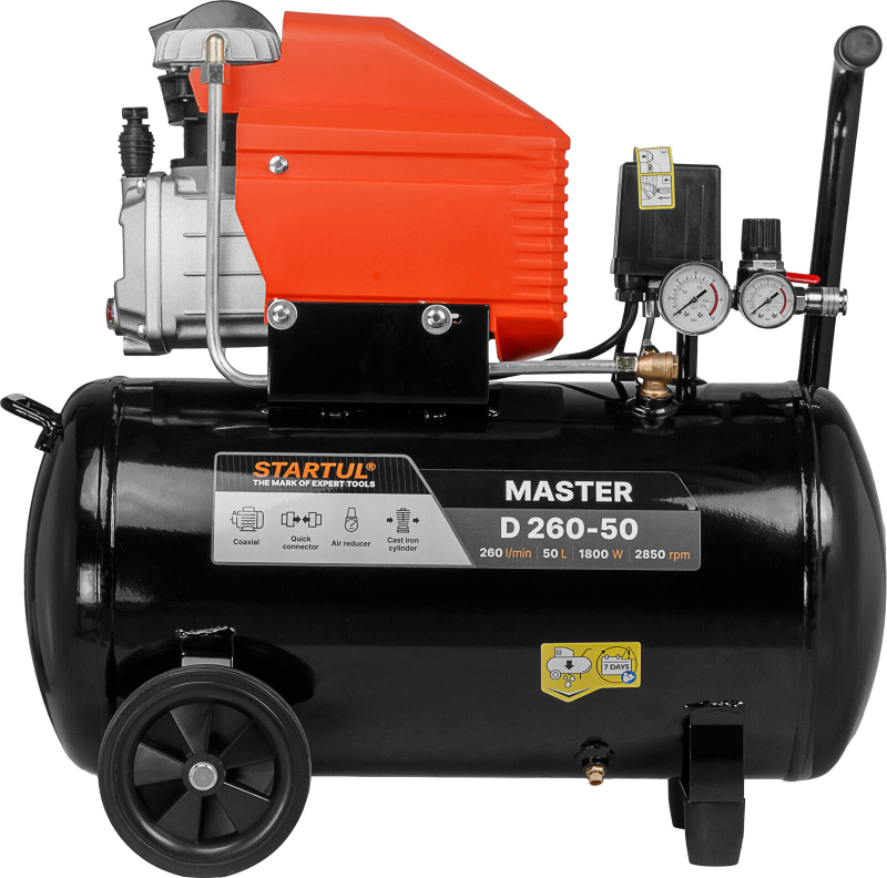 Компрессор STARTUL Master D 260-50 коаксиальный (SG1511) - Фото 12