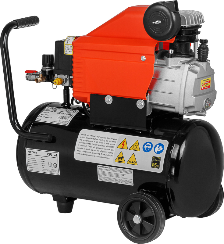 Компрессор STARTUL Master D 235-24 коаксиальный (SG1510) - Фото 9