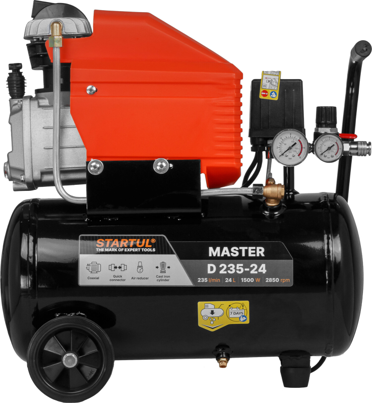 Компрессор STARTUL Master D 235-24 коаксиальный (SG1510) - Фото 10