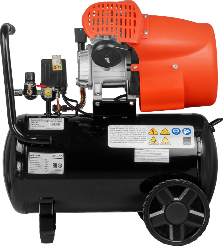 Компрессор STARTUL Profi D 440-50 коаксиальный (SG1512) - Фото 11