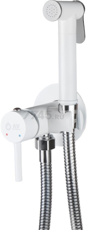 Смеситель для биде AV Engineering SETA D25-A белый (AVSET02WT) - Фото 12
