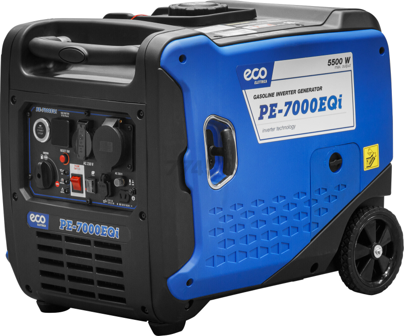 Генератор инверторный бензиновый ECO PE-7000EQi (EC1710-8) - Фото 14