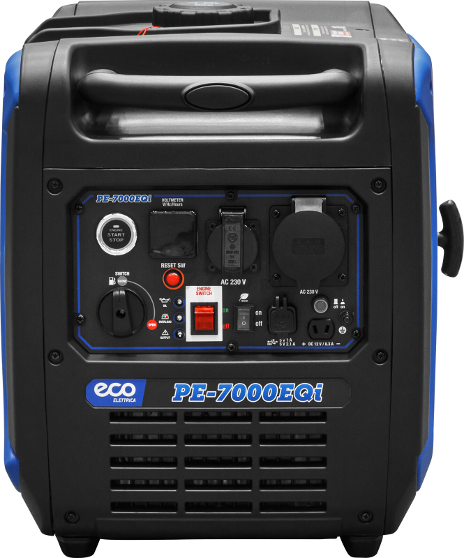 Генератор инверторный бензиновый ECO PE-7000EQi (EC1710-8) - Фото 15