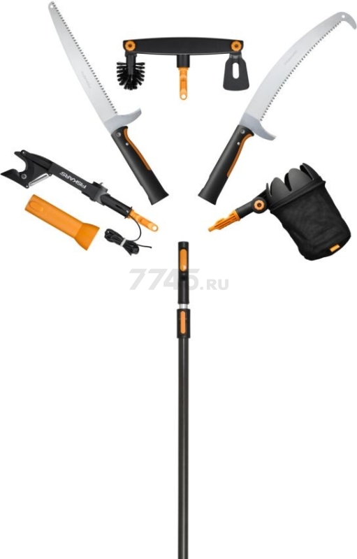Черенок телескопический FISKARS OneClick L 220-400 см (1080672) - Фото 13