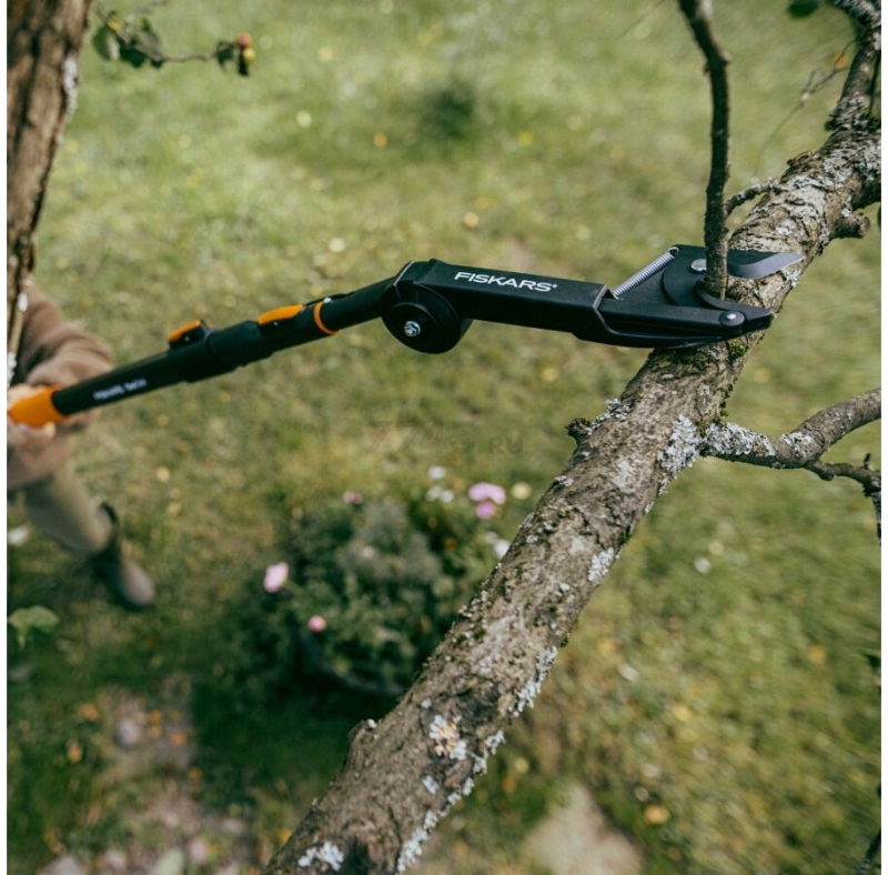 Черенок телескопический FISKARS OneClick L 220-400 см (1080672) - Фото 11