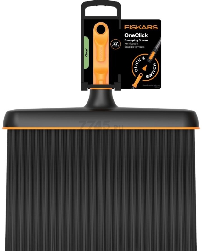 Щетка для уборки FISKARS OneClick (1080699) - Фото 2