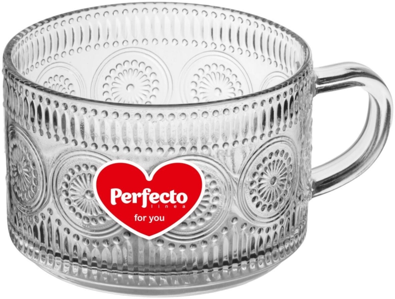 Кружка стеклянная PERFECTO LINEA Аntique 400 мл (30-400200) - Фото 2