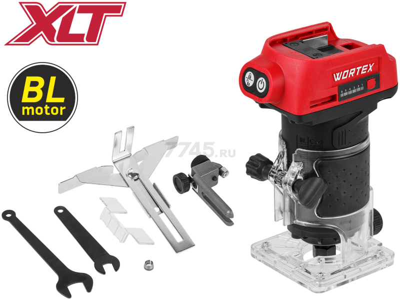 Фрезер кромочный аккумуляторный WORTEX LX CMM 1822 XLT SOLO (2322181)