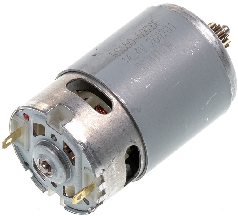 Двигатель RS-550 IGP 14,4 В с шестерней (7148002) - Фото 2
