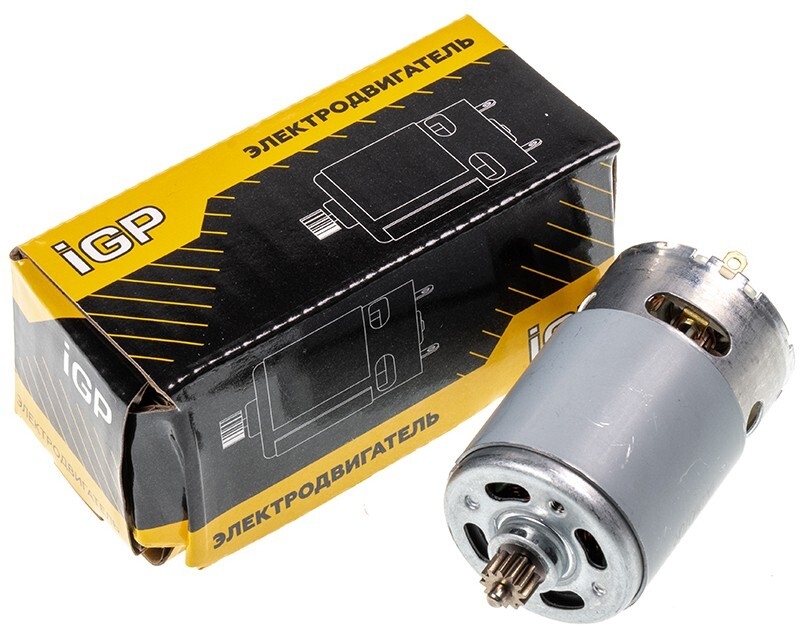 Двигатель RS-550 IGP 14,4 В с шестерней (7148002) - Фото 3