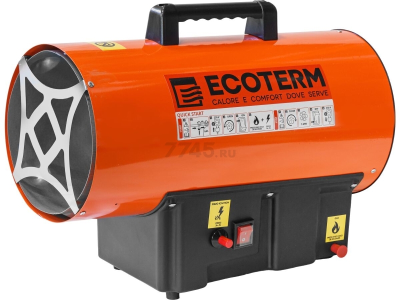 Пушка тепловая газовая ECOTERM GHD-302 (ET3424-4)