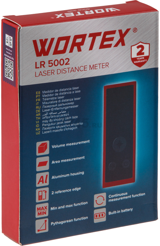 Дальномер лазерный WORTEX LR 5002 (2323205) - Фото 5