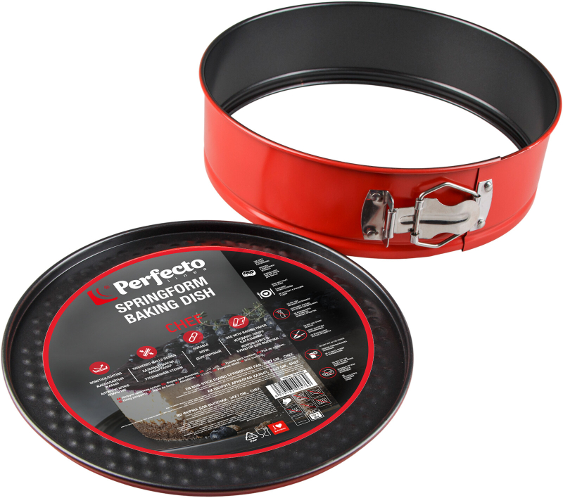 Форма для выпечки металлическая круглая 28х7 см PERFECTO LINEA Chef разъемная (16-280604) - Фото 7