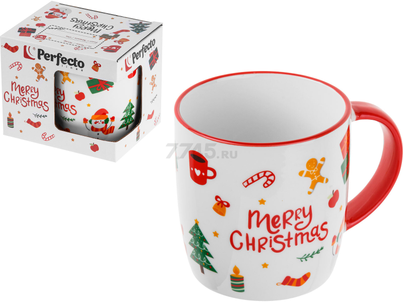 Кружка керамическая PERFECTO LINEA Candy Joy-1 360 мл в коробке (30-305003)