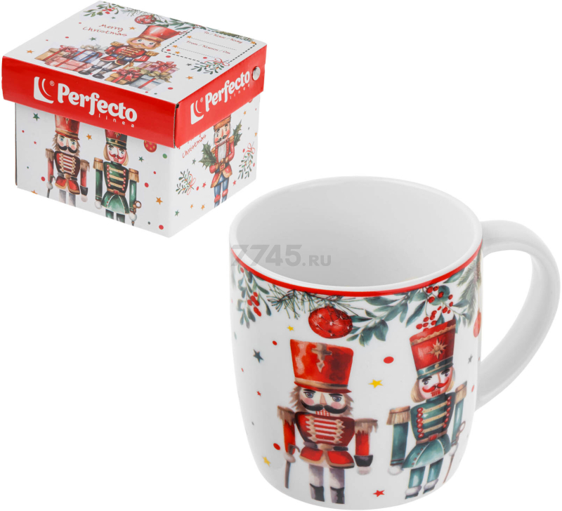 Кружка керамическая PERFECTO LINEA Nut Prince-4 360 мл в коробке (30-305008)