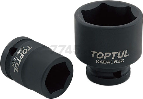 Головка ударная 1/2" 10 мм 6 граней TOPTUL (KABA1610)