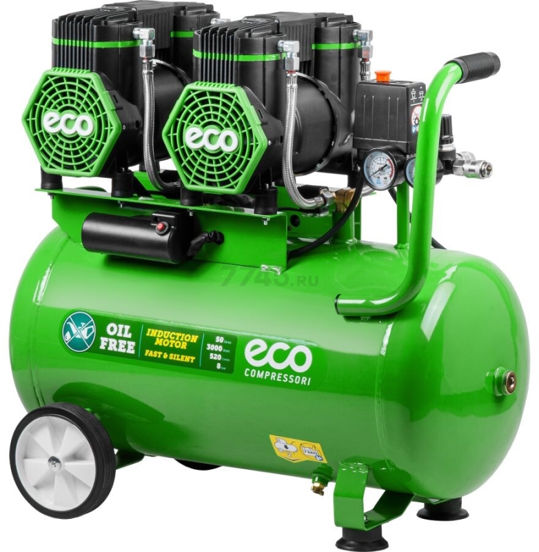 Компрессор ECO AE-504-OF52 безмасляный (EC2610-2)