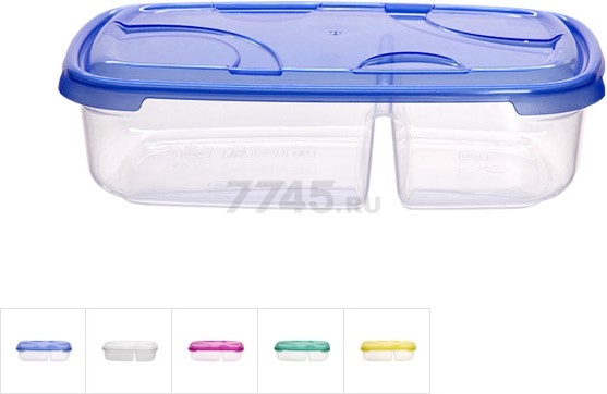 Контейнер пластиковый для обеда DRINA Frigo Plus 0,5 л + 0,3 л (10350)