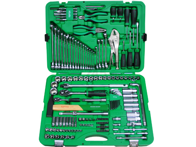 Набор инструментов 1/4", 1/2" 6 граней 150 предметов TOPTUL (GCAI150R) - Фото 7