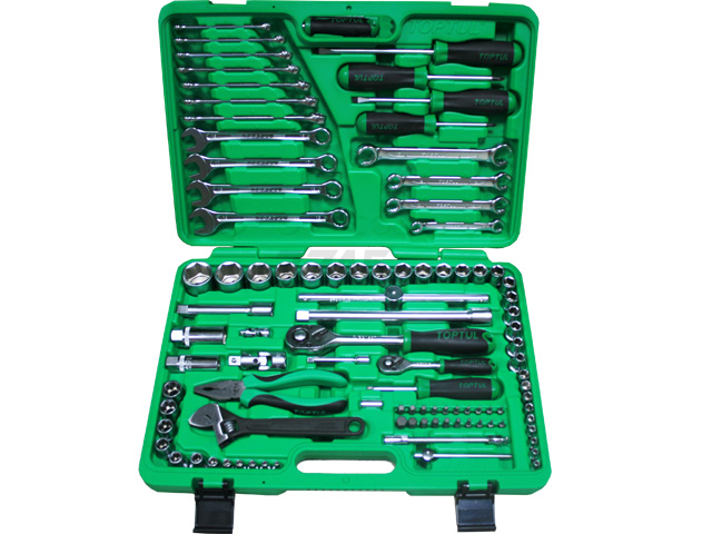 Набор инструментов 1/4", 1/2" 6 граней 96 предметов TOPTUL (GCAI9601)