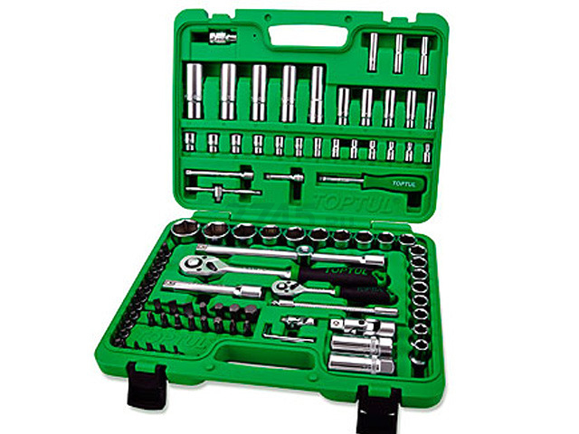 Набор инструментов 1/4", 1/2" 6 граней 94 предмета TOPTUL (GCAI094R)