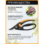Секатор плоскостной FISKARS Fingerloop 111440 (1001534) - Фото 2
