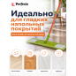 Швабра для пола PERFECTO LINEA Макарена с насадкой из микрофибры салатовая (43-391012) - Фото 5