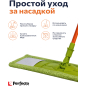 Швабра для пола PERFECTO LINEA Макарена с насадкой из микрофибры салатовая (43-391012) - Фото 8