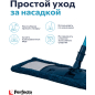 Швабра для пола PERFECTO LINEA Румба с насадкой из микрофибры синяя (43-391011) - Фото 8