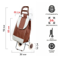 Сумка-тележка хозяйственная PERFECTO LINEA 30 кг (42-307023) - Фото 8
